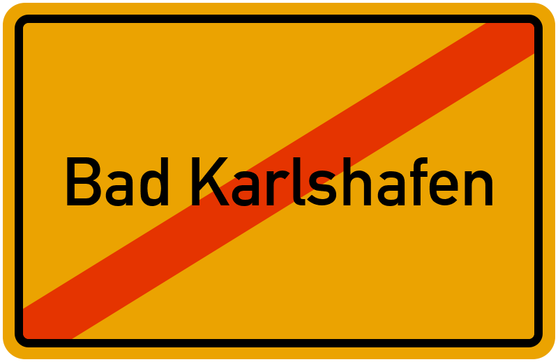 Ortsschild Bad Karlshafen