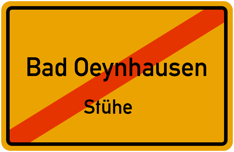 Ortsschild Bad Oeynhausen