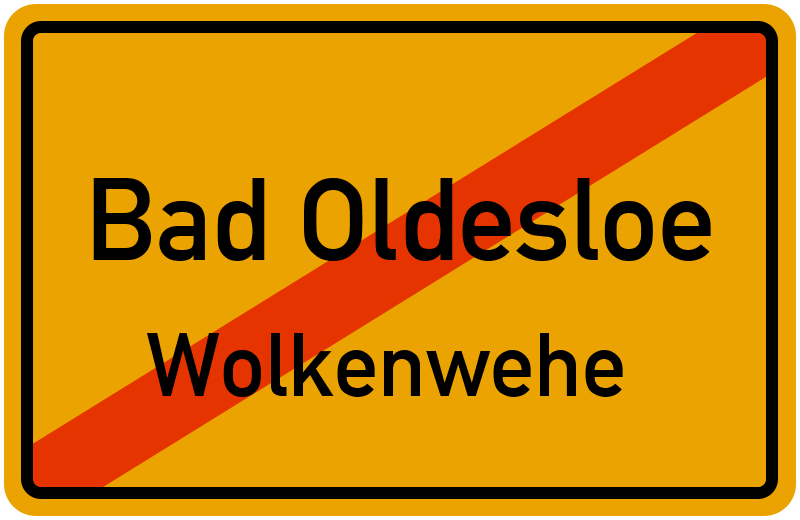 Ortsschild Bad Oldesloe