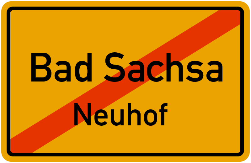 Ortsschild Bad Sachsa