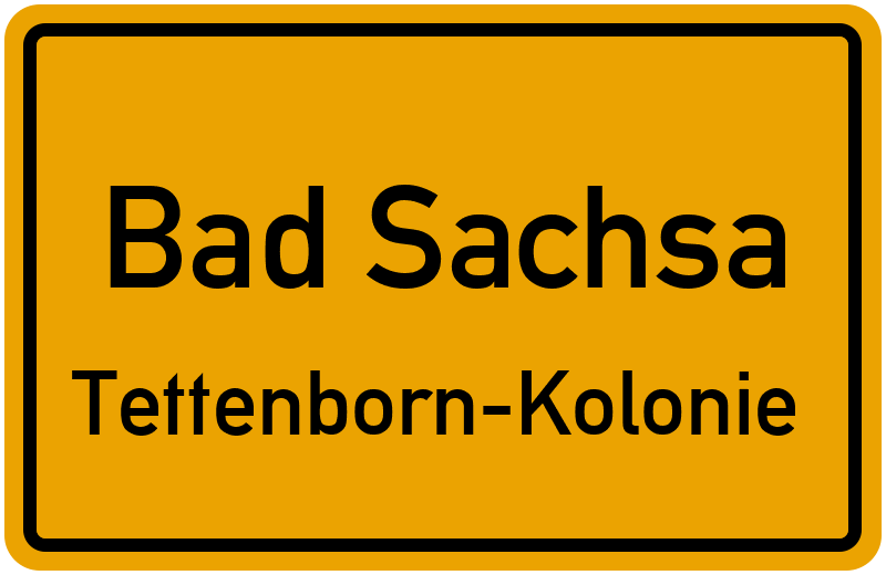 Ortsschild Bad Sachsa