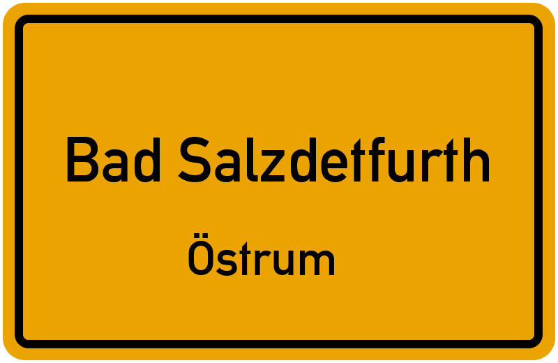 Ortsschild Bad Salzdetfurth