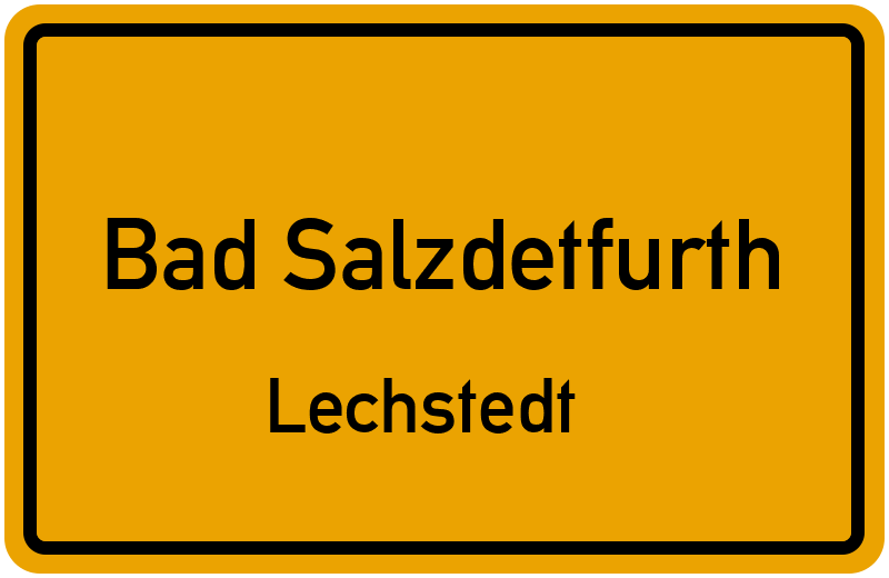Ortsschild Bad Salzdetfurth
