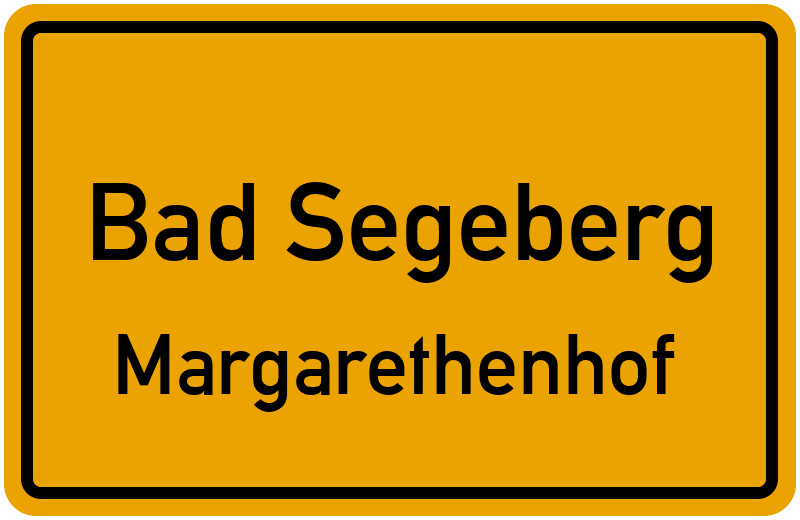 Ortsschild Bad Segeberg