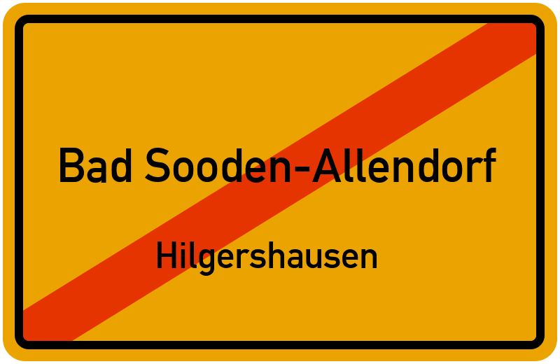 Ortsschild Bad Sooden-Allendorf