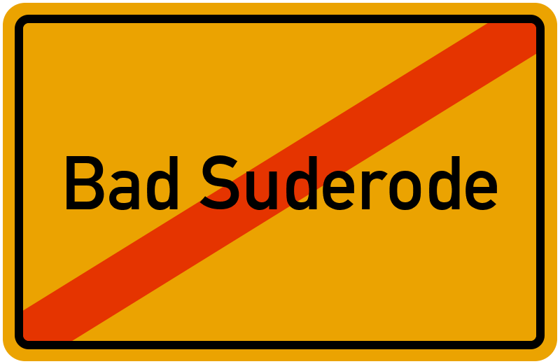 Ortsschild Bad Suderode