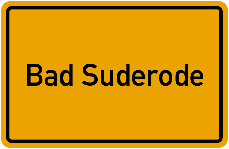 Ortsschild Bad Suderode