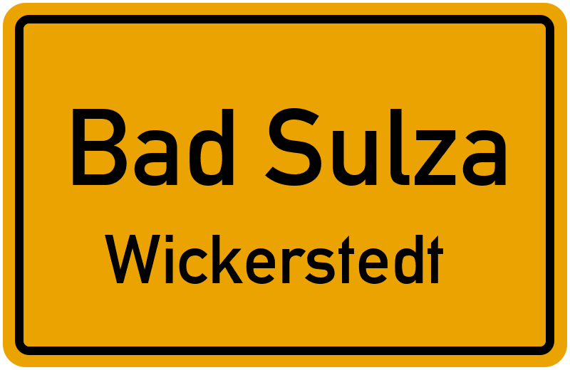 Ortsschild Bad Sulza