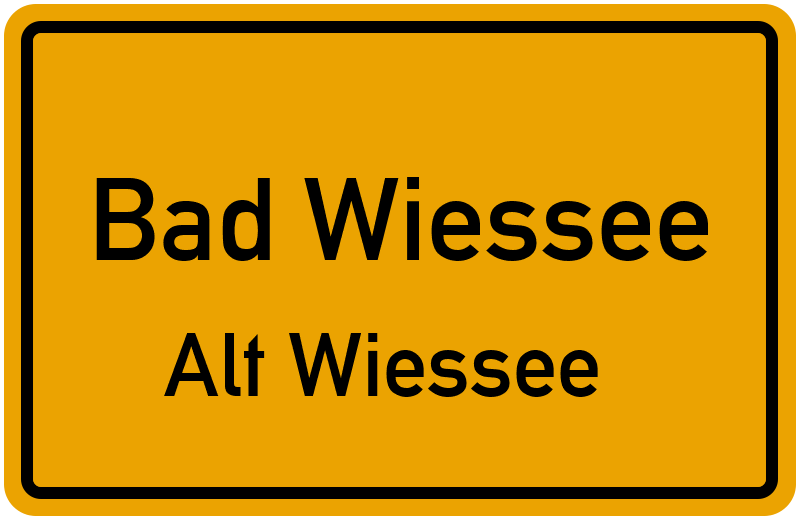 Ortsschild Bad Wiessee