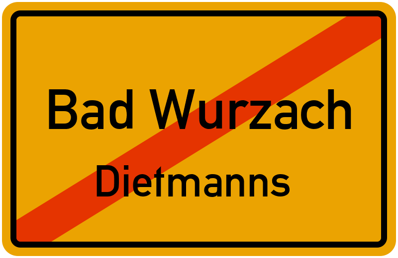 Ortsschild Bad Wurzach