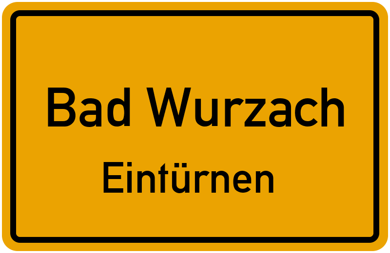 Ortsschild Bad Wurzach