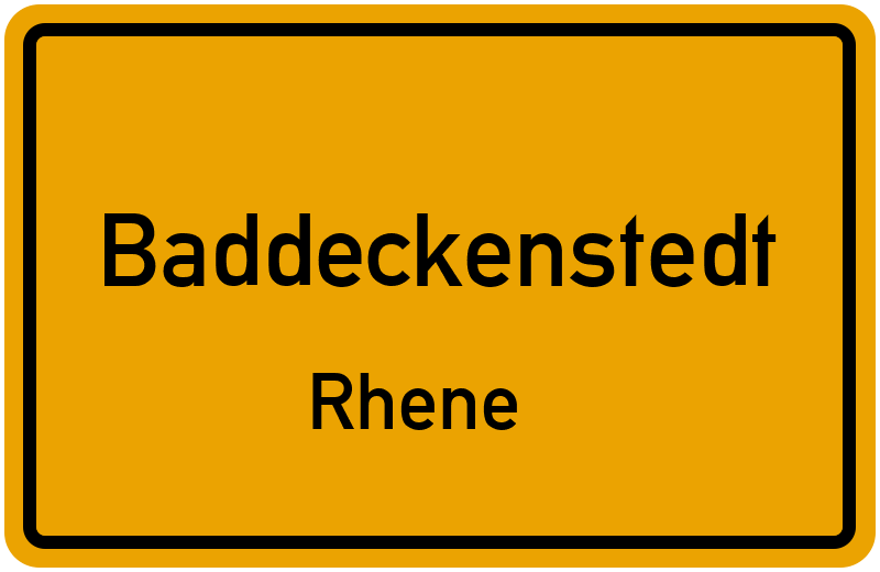 Ortsschild Baddeckenstedt