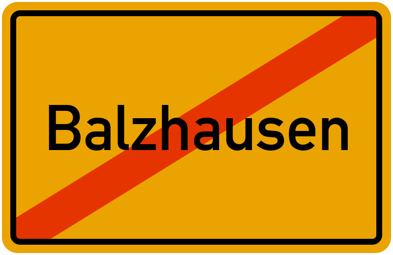 Ortsschild Balzhausen