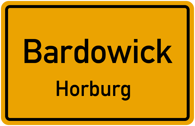 Ortsschild Bardowick