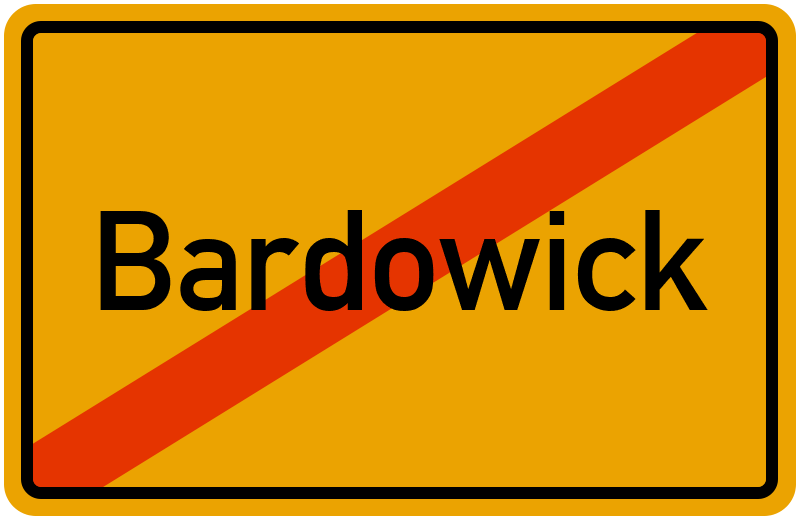 Ortsschild Bardowick