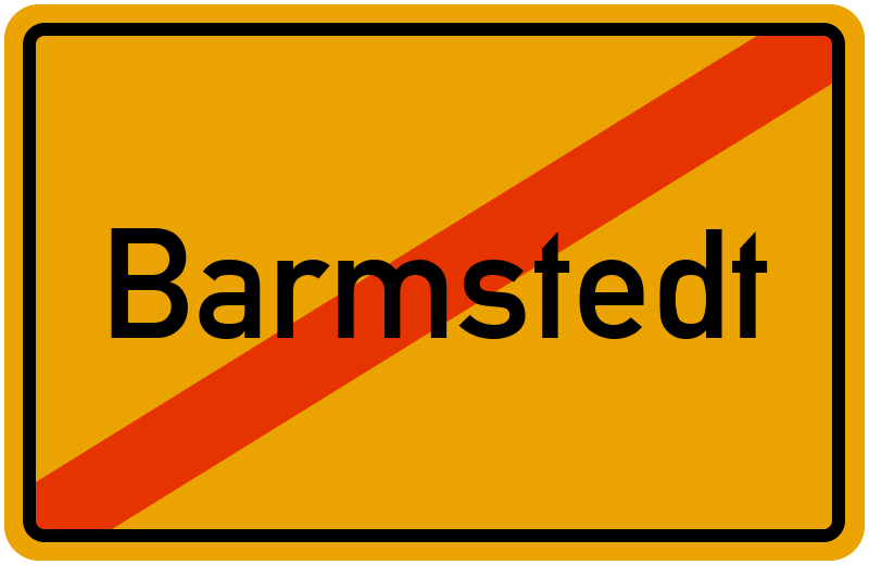 Ortsschild Barmstedt