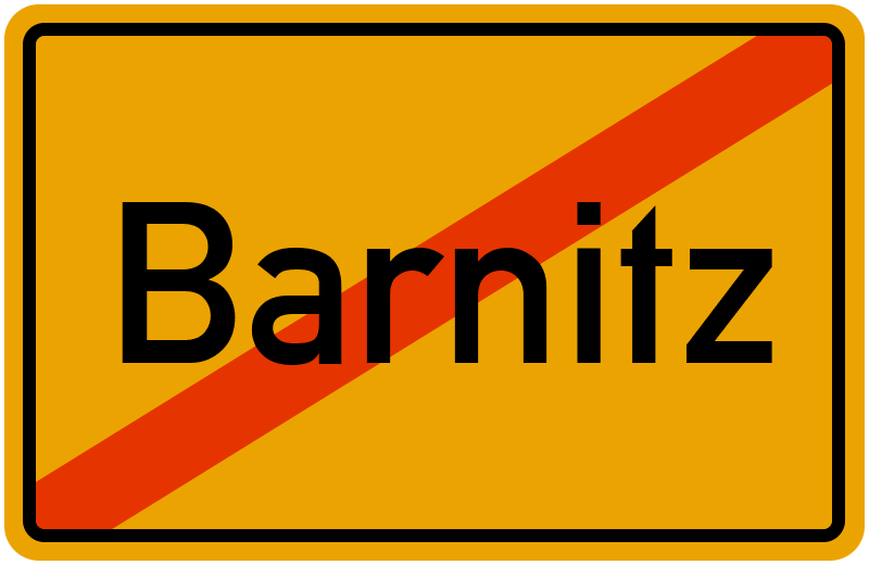 Ortsschild Barnitz