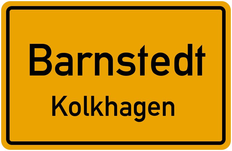 Ortsschild Barnstedt