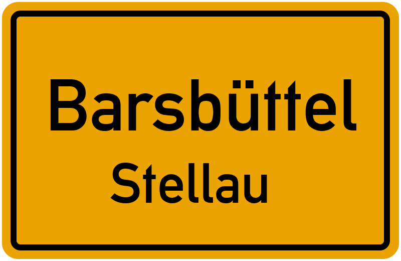 Ortsschild Barsbüttel