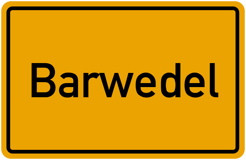 Ortsschild Barwedel