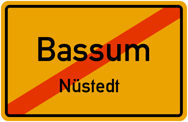 Ortsschild Bassum