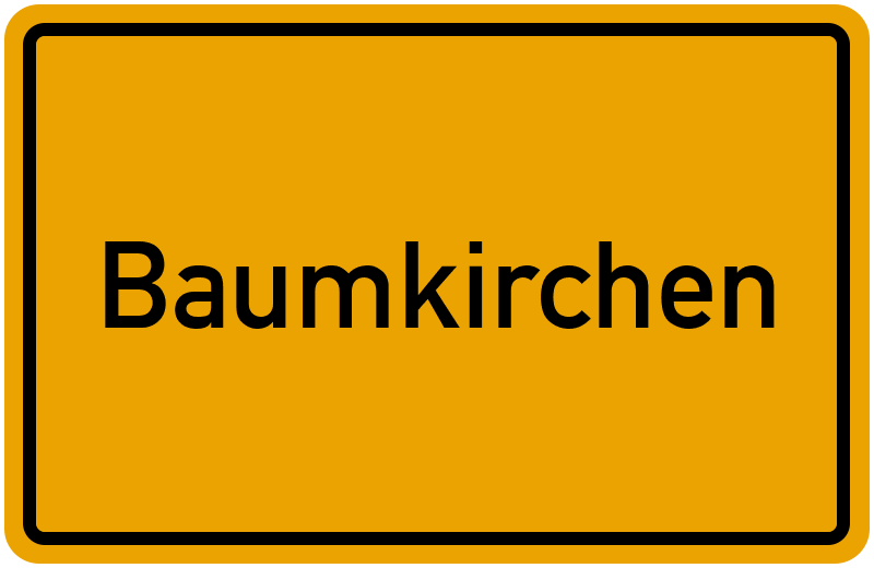 Ortsschild Baumkirchen