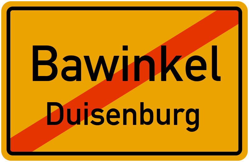 Ortsschild Bawinkel