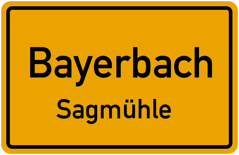 Ortsschild Bayerbach
