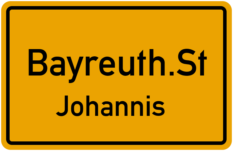 Ortsschild Bayreuth.St