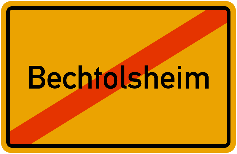 Ortsschild Bechtolsheim