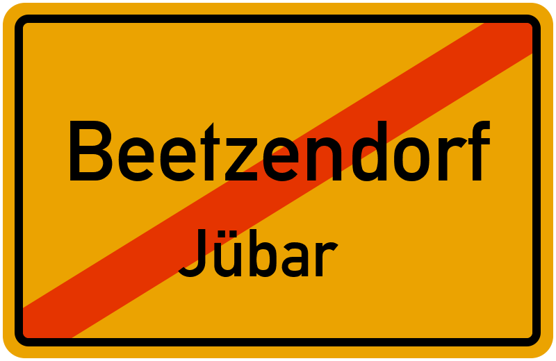 Ortsschild Beetzendorf
