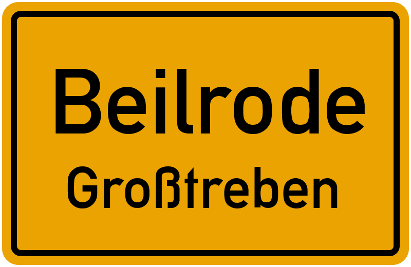 Ortsschild Beilrode