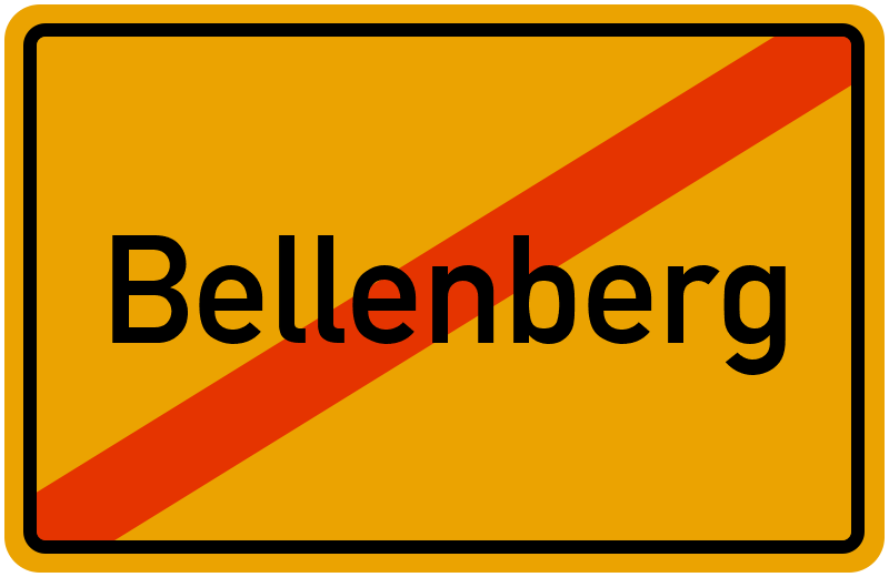 Ortsschild Bellenberg