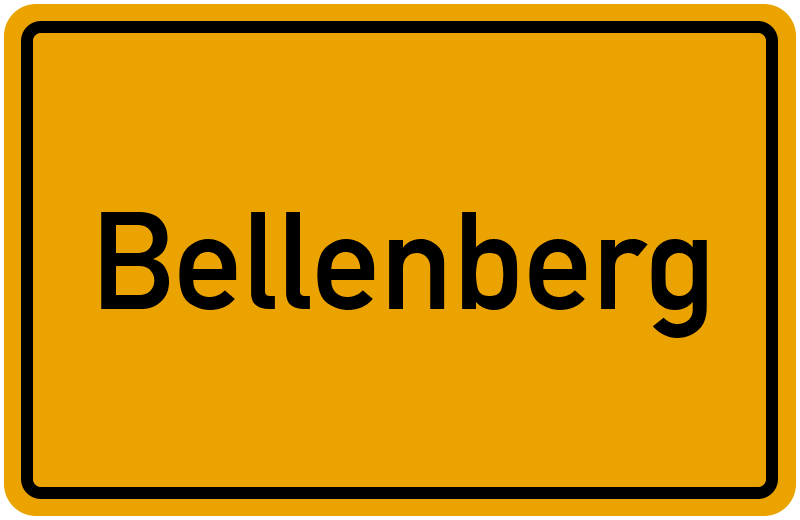 Ortsschild Bellenberg