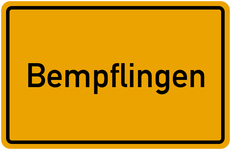 Ortsschild Bempflingen