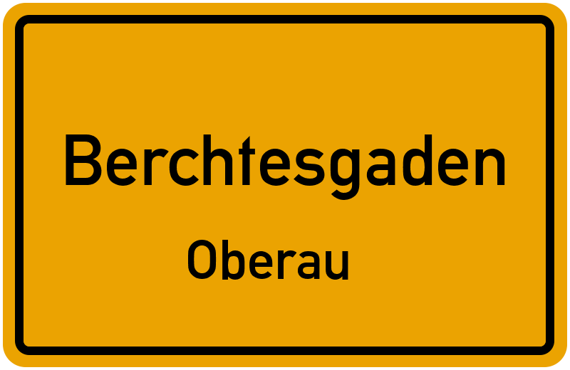 Ortsschild Berchtesgaden
