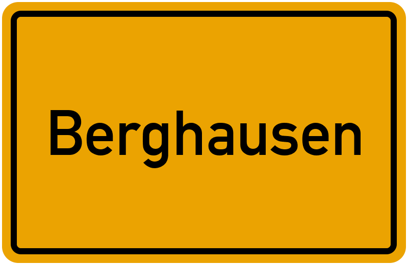 Postleitzahlen: Berghausen in Nordrhein-Westfalen, Rheinland-Pfalz