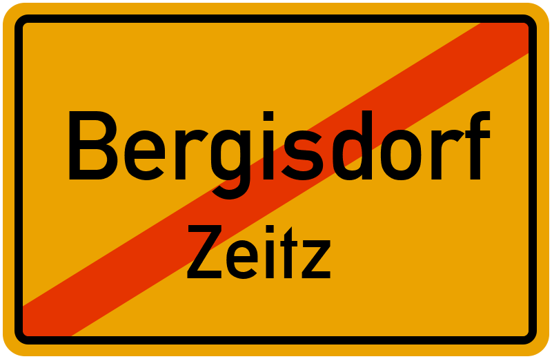 Ortsschild Bergisdorf