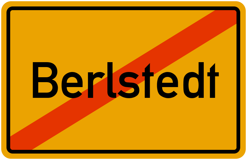 Ortsschild Berlstedt