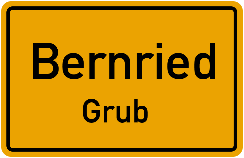 Ortsschild Bernried