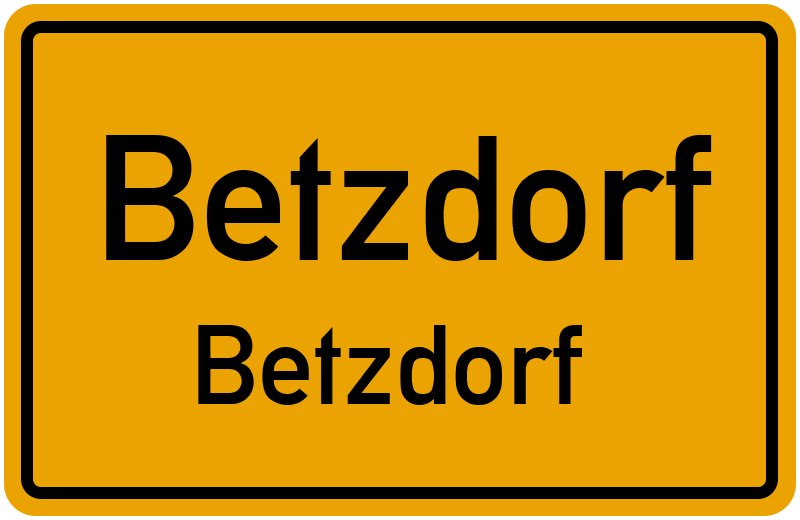 Ortsschild Betzdorf