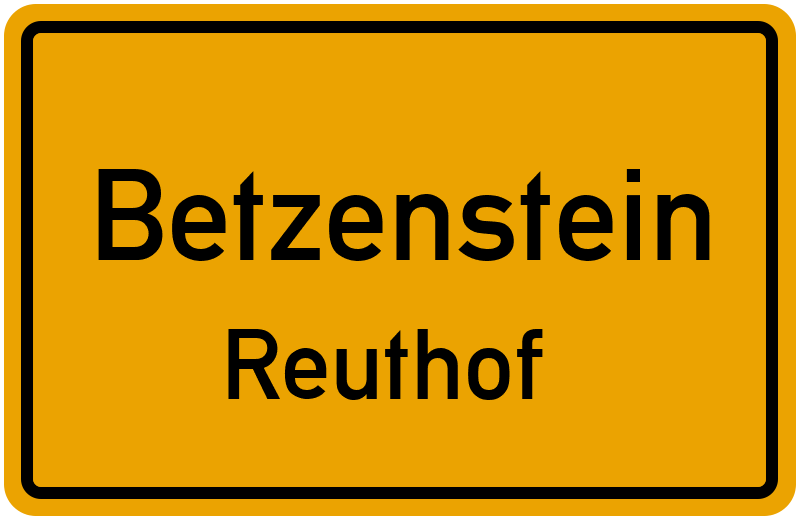 Ortsschild Betzenstein