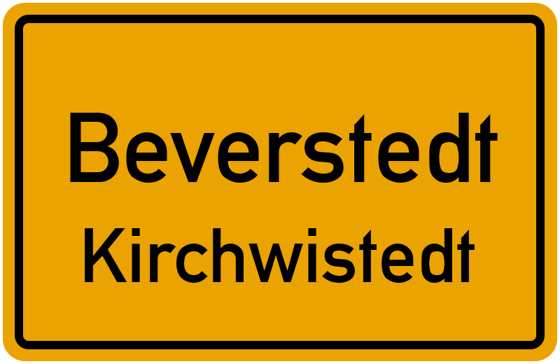 Ortsschild Beverstedt