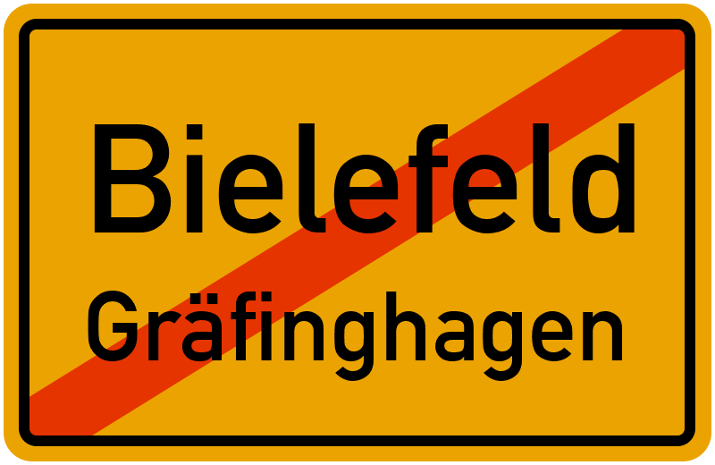 Ortsschild Bielefeld