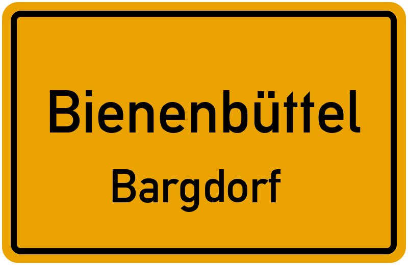 Ortsschild Bienenbüttel