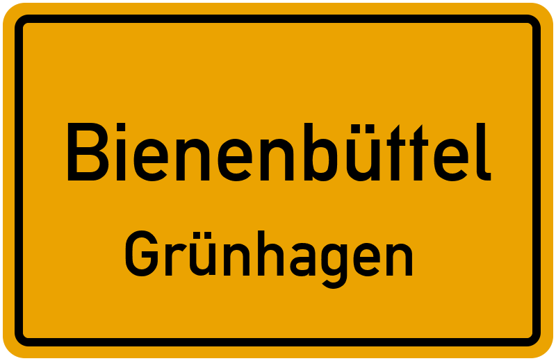 Ortsschild Bienenbüttel
