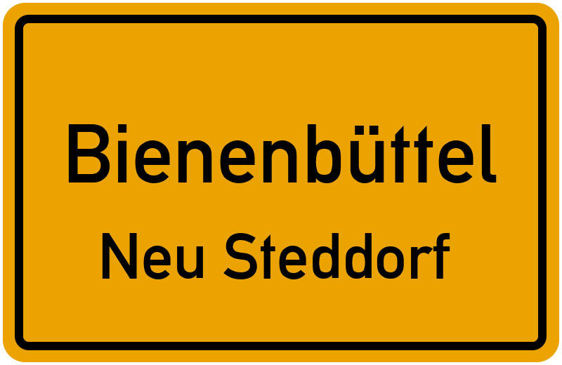 Ortsschild Bienenbüttel