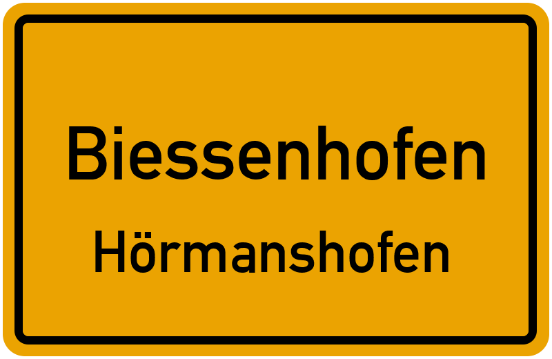 Ortsschild Biessenhofen
