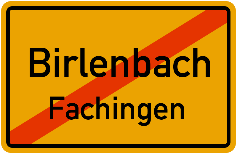 Ortsschild Birlenbach