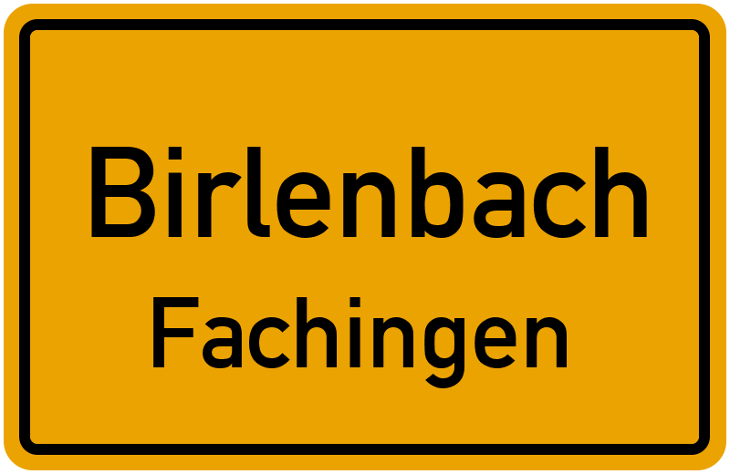 Ortsschild Birlenbach